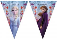 Flaggrekke Frozen 2 Destiny Awaits i plast, 9 flag