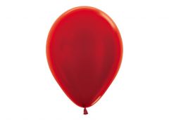 Ballonger Rød Metallic 30cm, STK